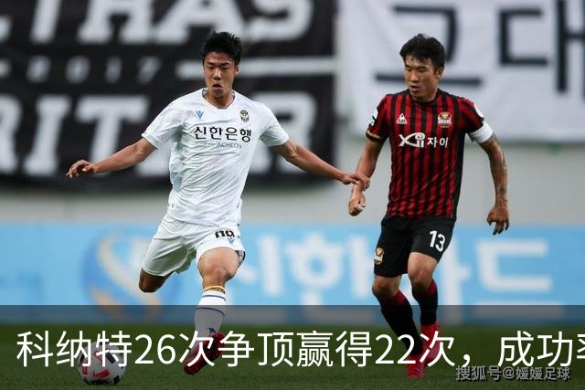 科纳特26次争顶赢得22次，成功率84.62%最高
